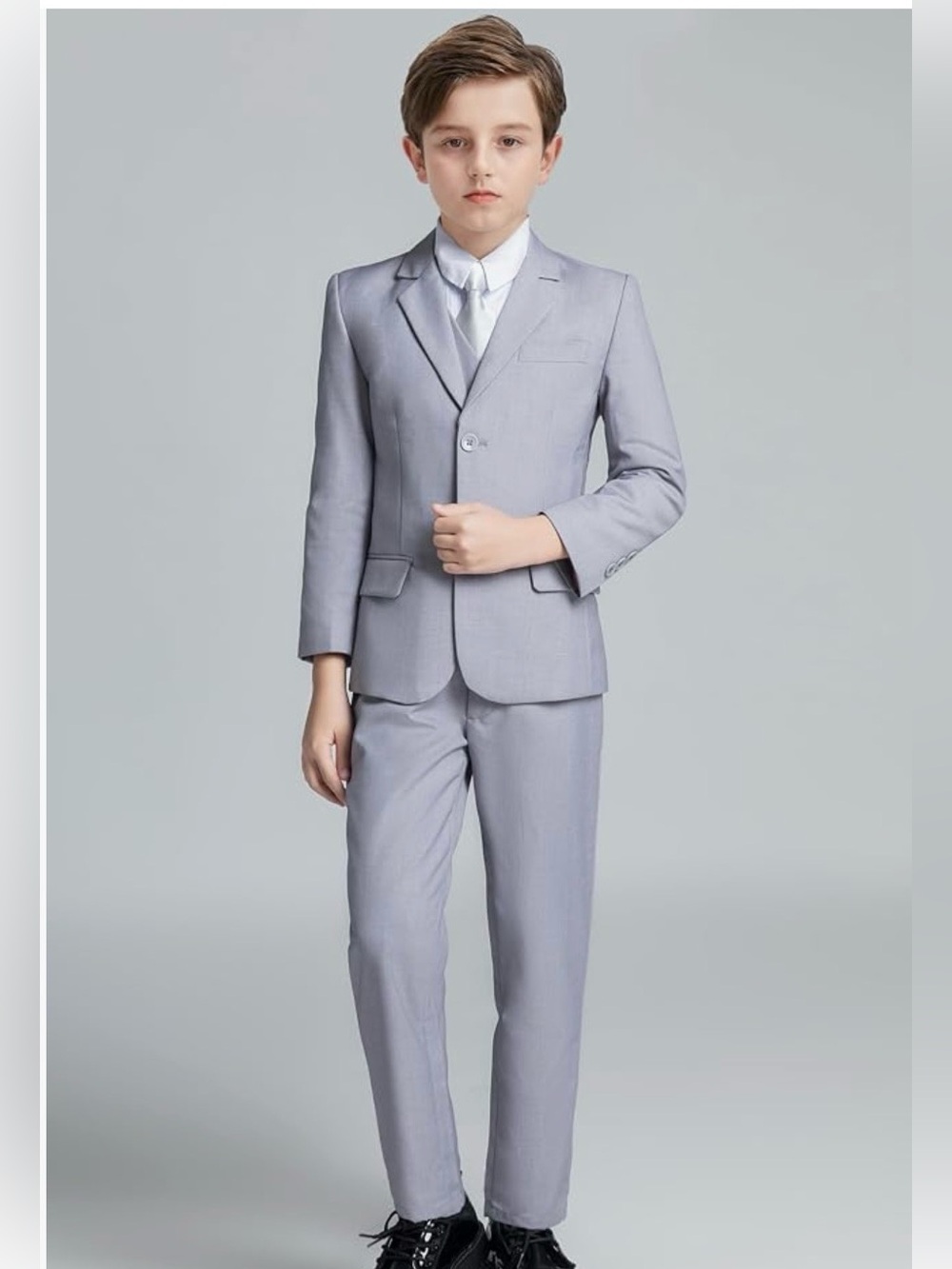 Boys grey suit jacket & pants